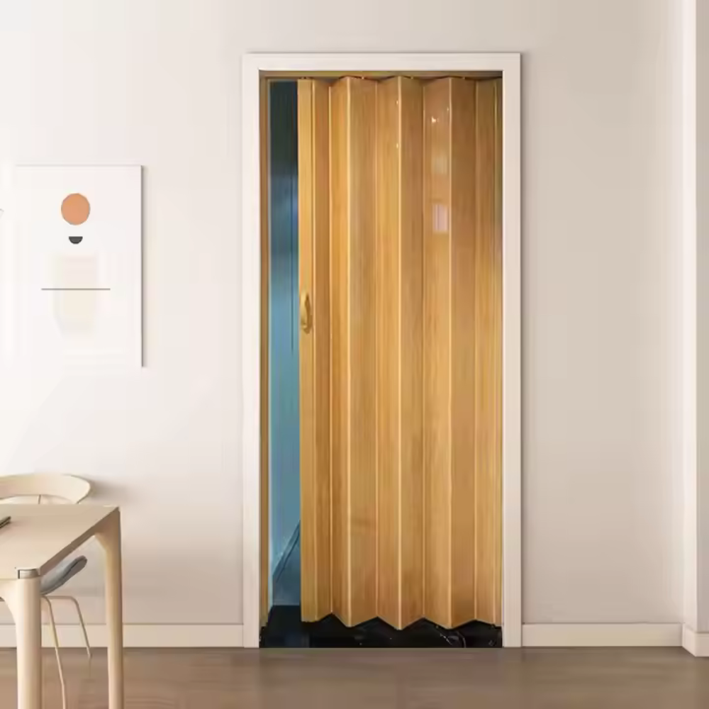 Modern accordion door installation in Dubai